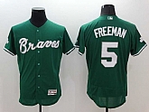 Atlanta Braves #5 Freddie Freeman Green Celtic 2016 Flexbase Collection Stitched Baseball Jersey,baseball caps,new era cap wholesale,wholesale hats